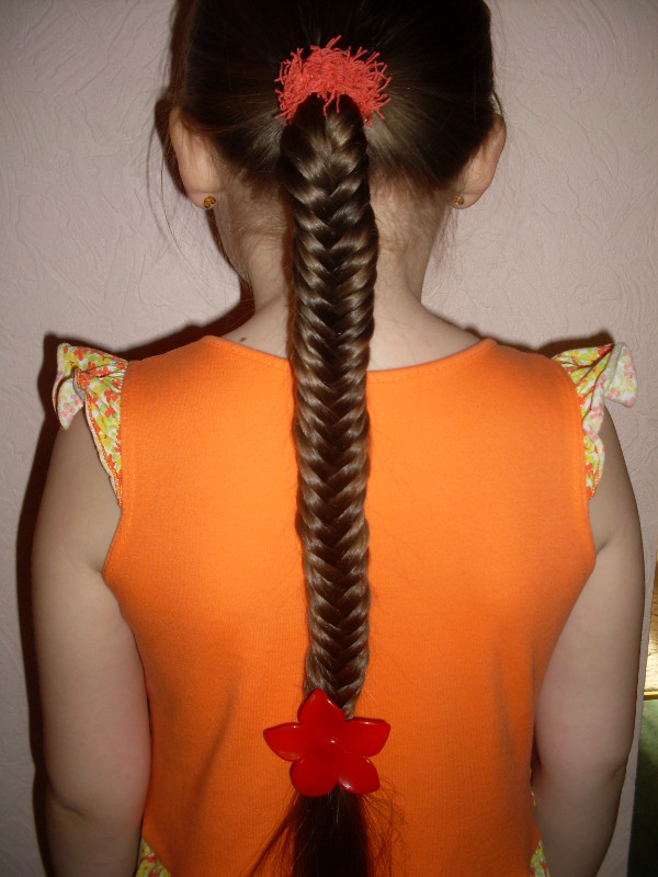 Детская парикмахерская Весёлая расчёска: заплетаем косу 6