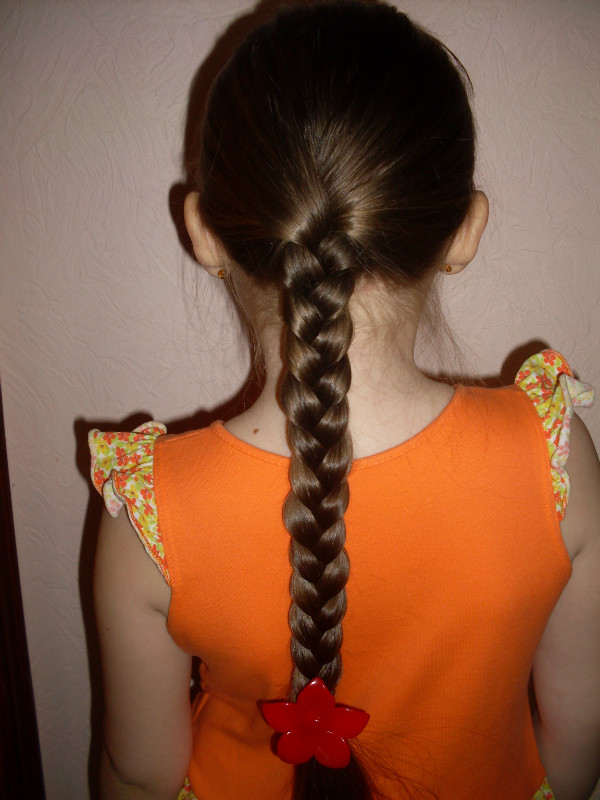 Детская парикмахерская Весёлая расчёска: Традиционная коса